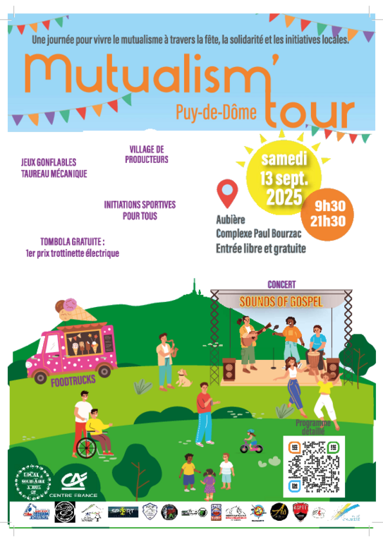 MUTUALISM'TOUR PUY DE DOME CREDIT AGRICOLE CENTRE FRANCE 13 SEPTEMBRE 2025